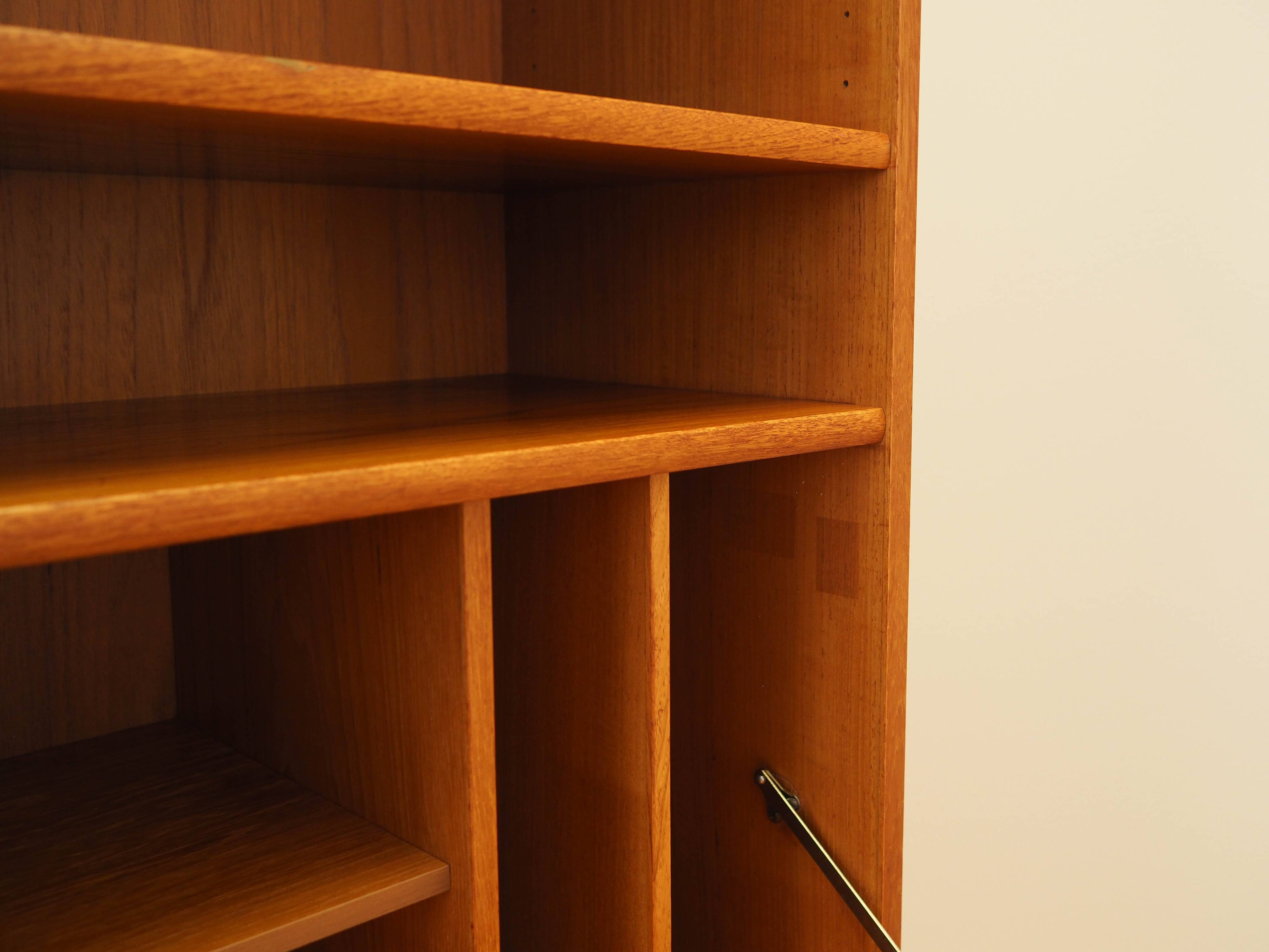 Teak bookcase, Danish design, 1970s, made in Denmark