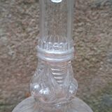 Large moulded glass carafe