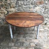 Table ronde avec rabats