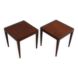 Paire de tables d'appoint Afrormosia des années 1960 par Richard Hornby Mid Century