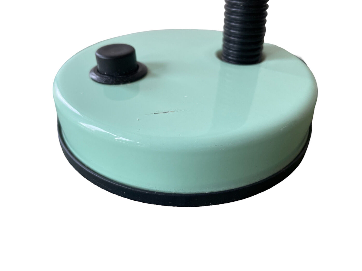 Vintage celadon color desk lamp 90s