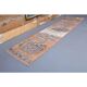 1970s Turkish Hand-Knotted Runner Rug 82x338
