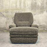 Vintage wool armchair