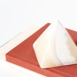 Alabaster pyramid press, 70s