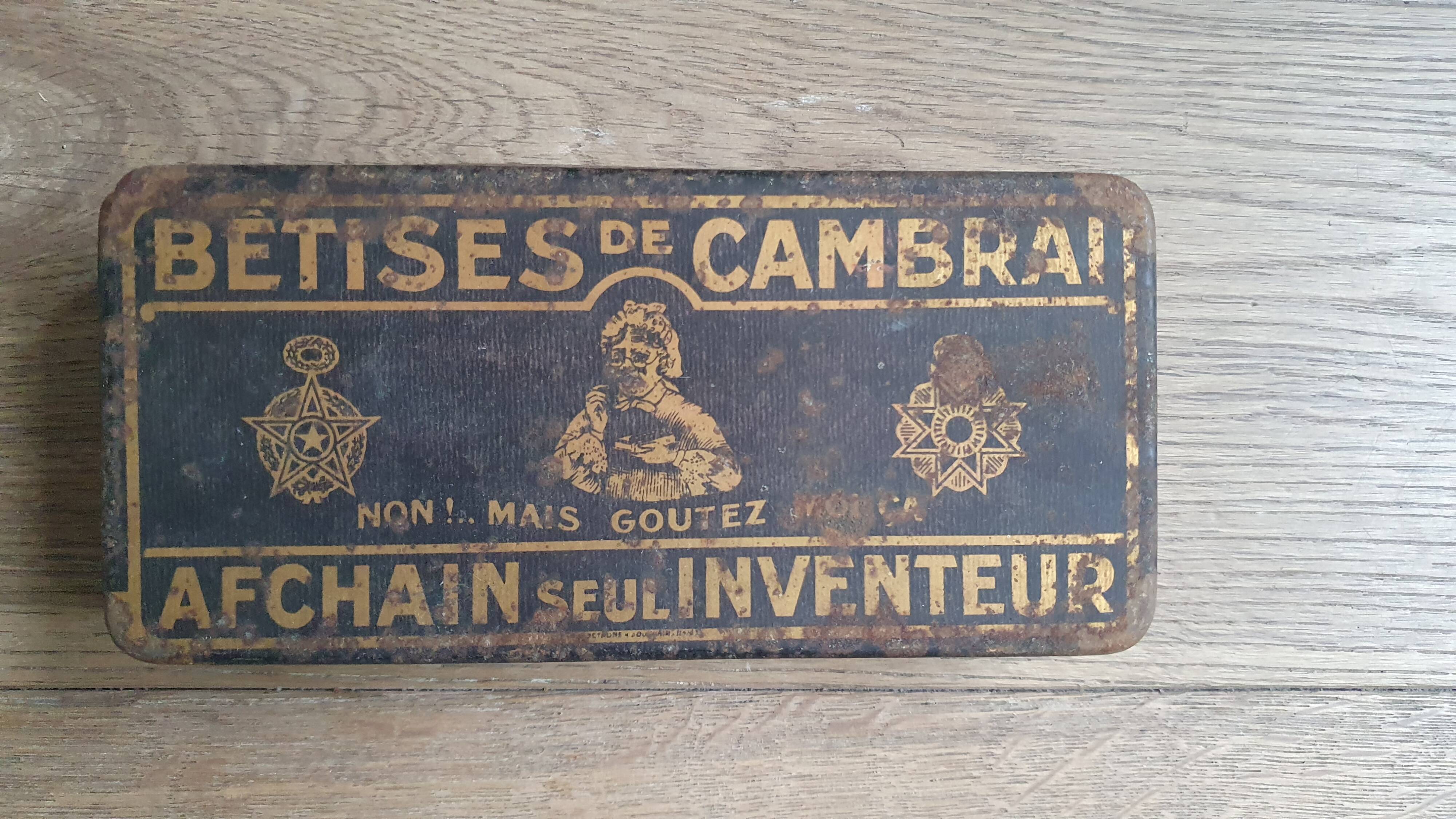Metal box bêtises de cambrai