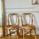 Pair of vintage rattan chairs