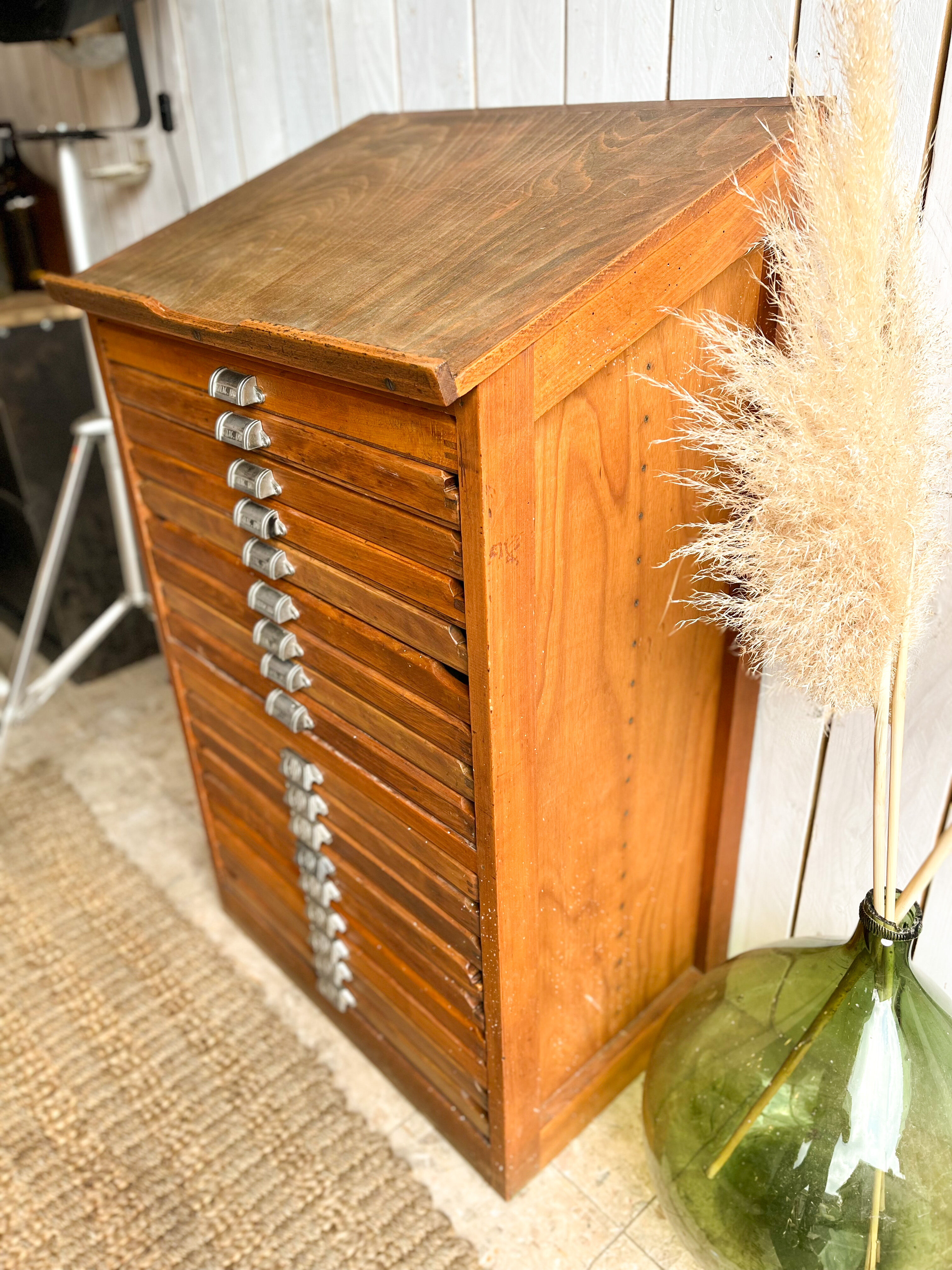 Old printing furniture