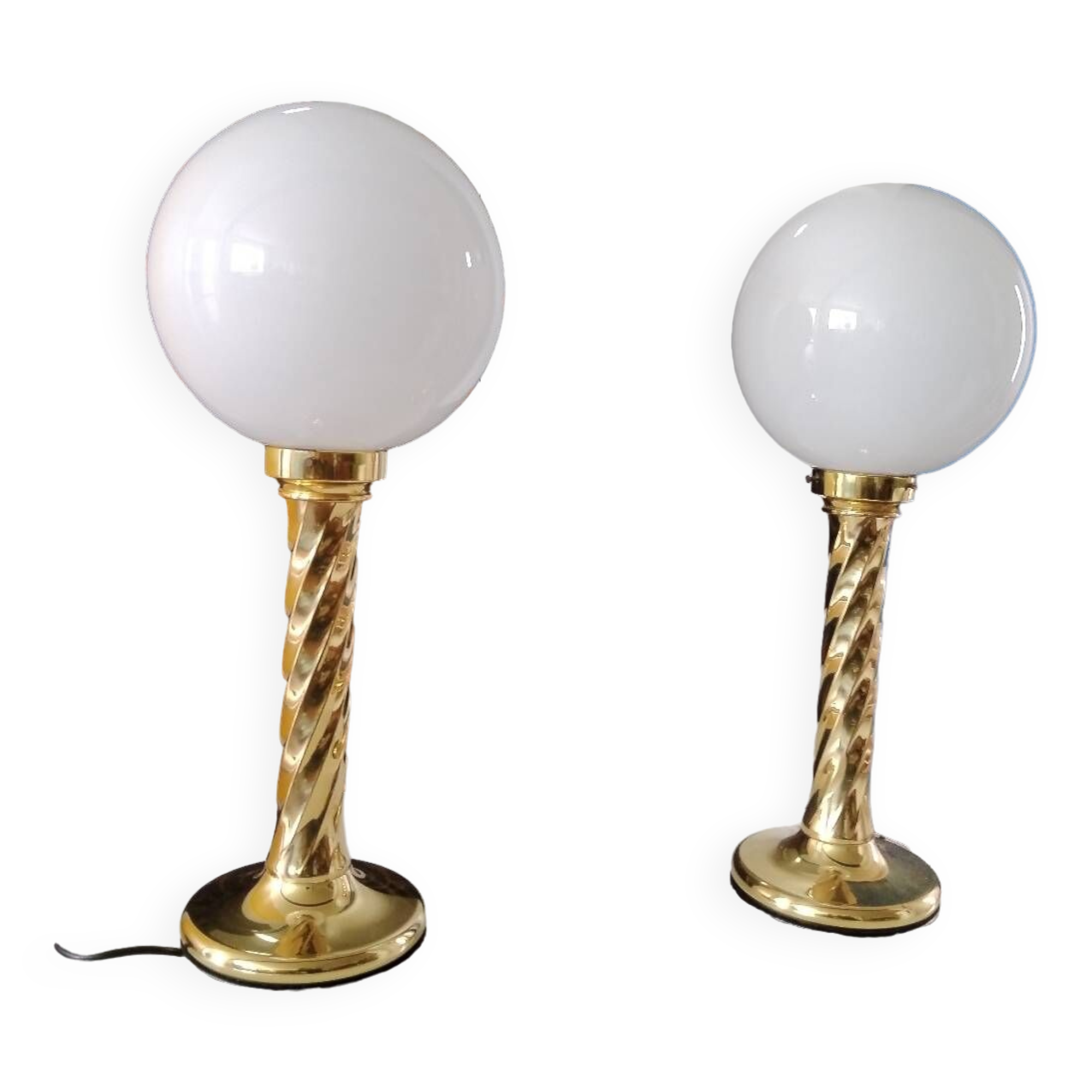 Pair of Vintage Rogo Leuchten Desk Lamps, 1970s.