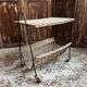 Vintage 1960s rattan magazine rack