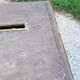 Old oak and brass mailbox