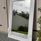 Beveled trumeau mirror