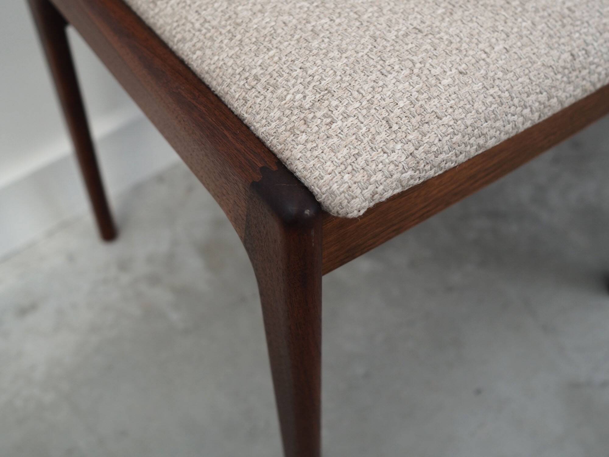 Set of four teak chairs, Danish design, 1970s, designer: Johannes Andersen