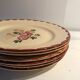 Six vintage Longchamp earthenware plates