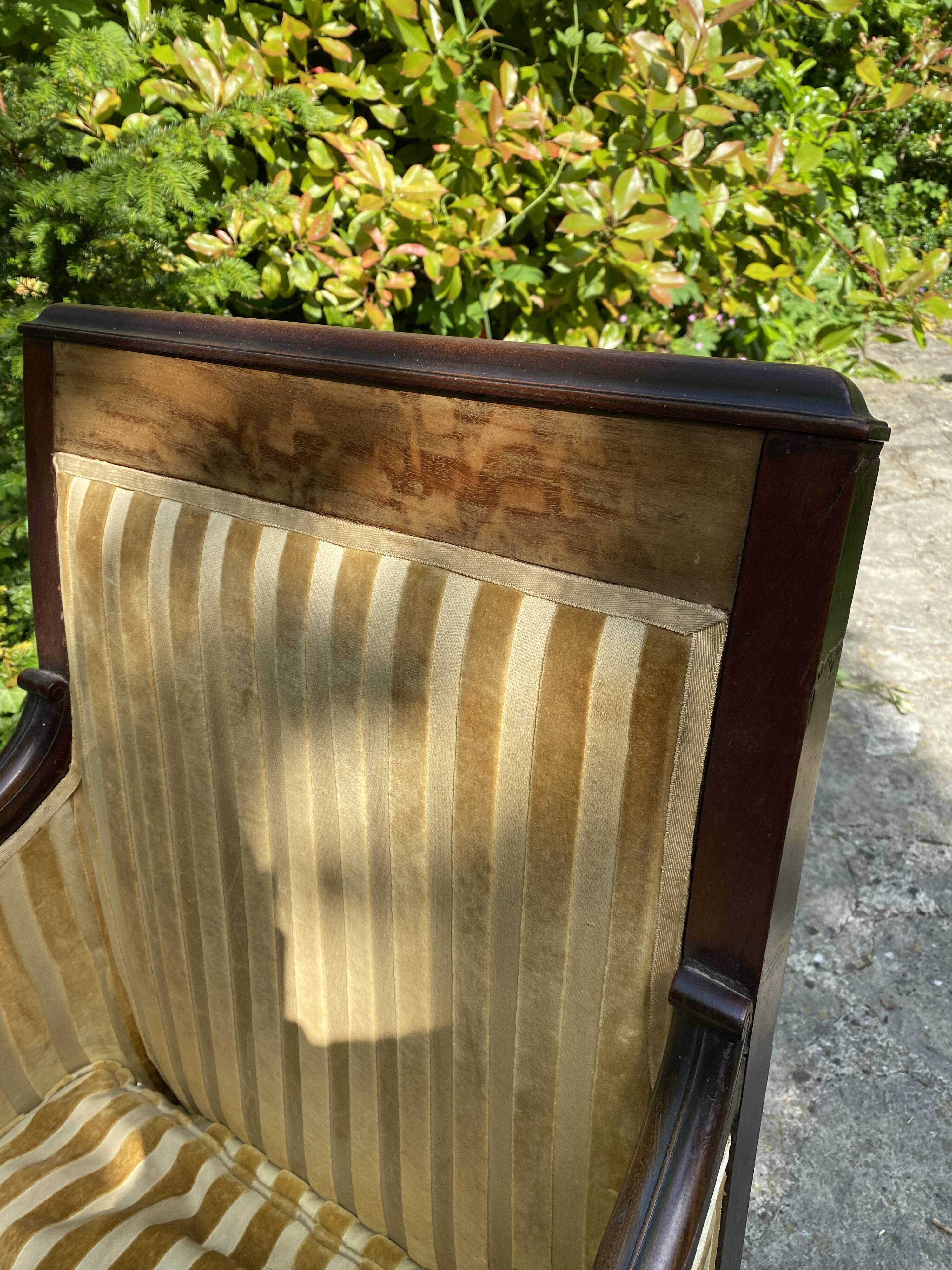 Armchair Bergère Empire early nineteenth