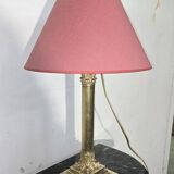 Empire-style lamp in gilded bronze