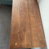 Rectangular wooden desk table