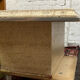 Fedam coffee table in travertine and brass from the 70s
