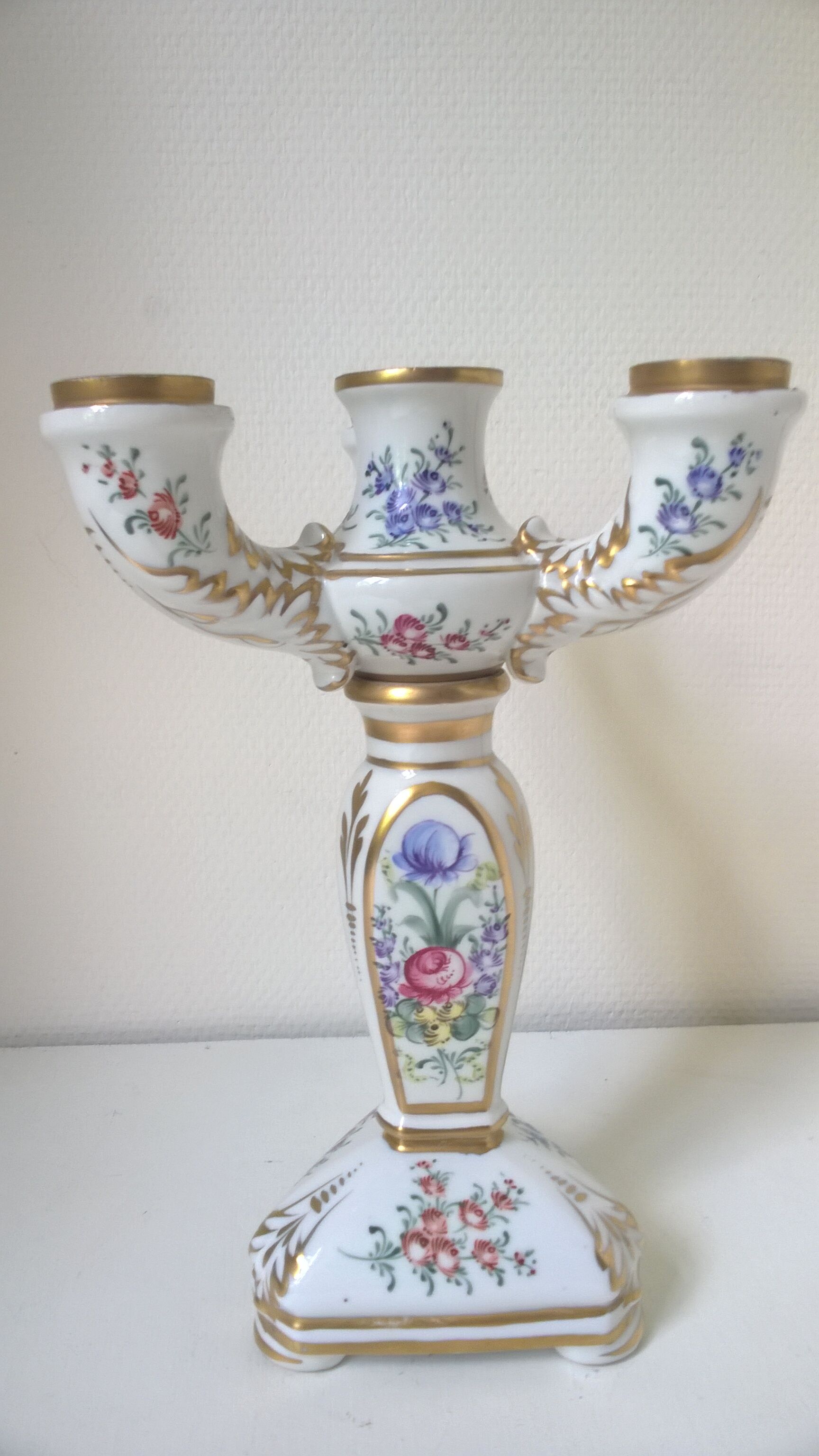 Old Paris porcelain chandelier