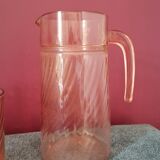 Glass and pitcher Rosaline