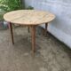 Table ronde rabattable