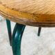 Tabouret bois et métal vintage circa 1960