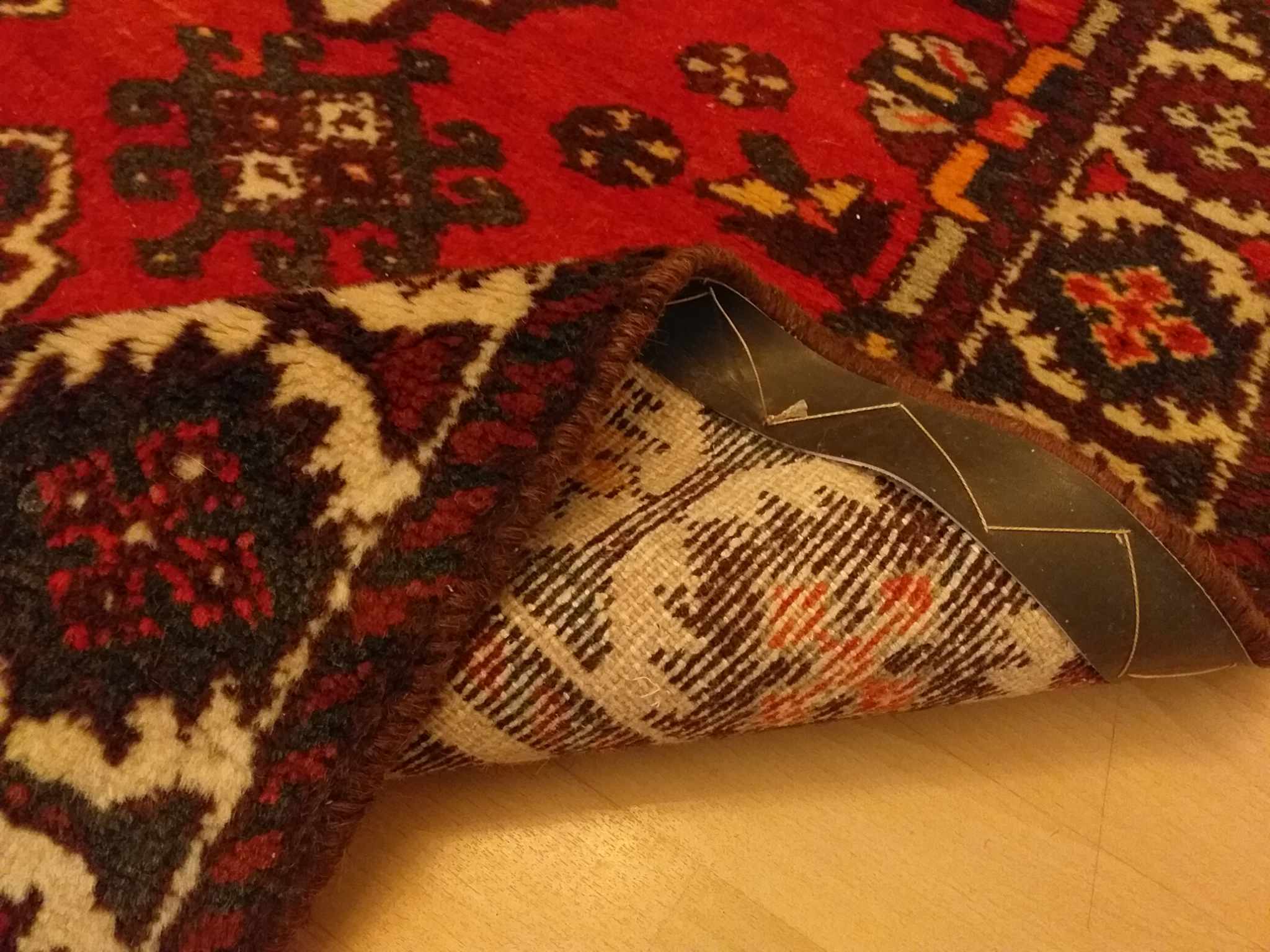 Handmade Persian Hamadan rug 200x132cm