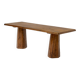 Sculptural Solid Oak Desk
