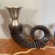 Pair of bronze candlesticks by Chapman