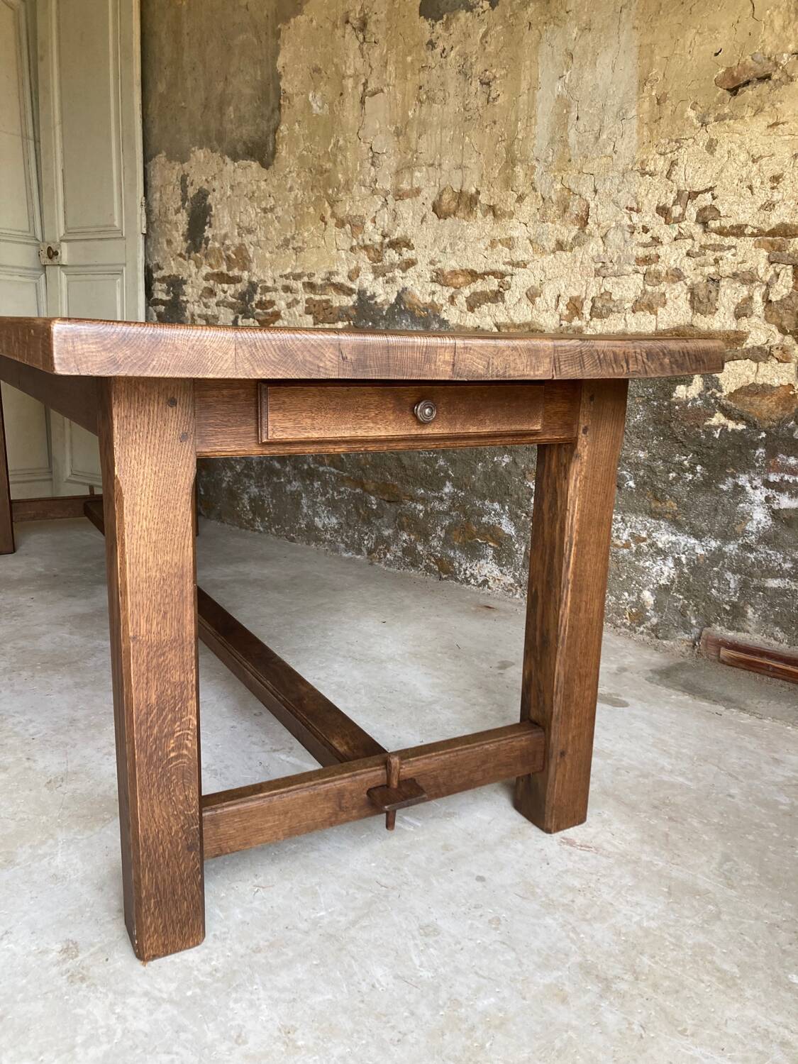 XXL farmhouse table in solid oak