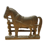 Brass letter holder