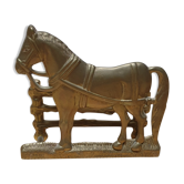 Brass letter holder