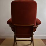 Fauteuil relax vintage ancien scandinave réglable ajustable