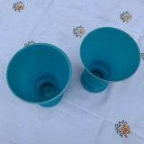 Pair of opaline vases