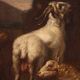 Pastoral landscape italian painting from the 18th century