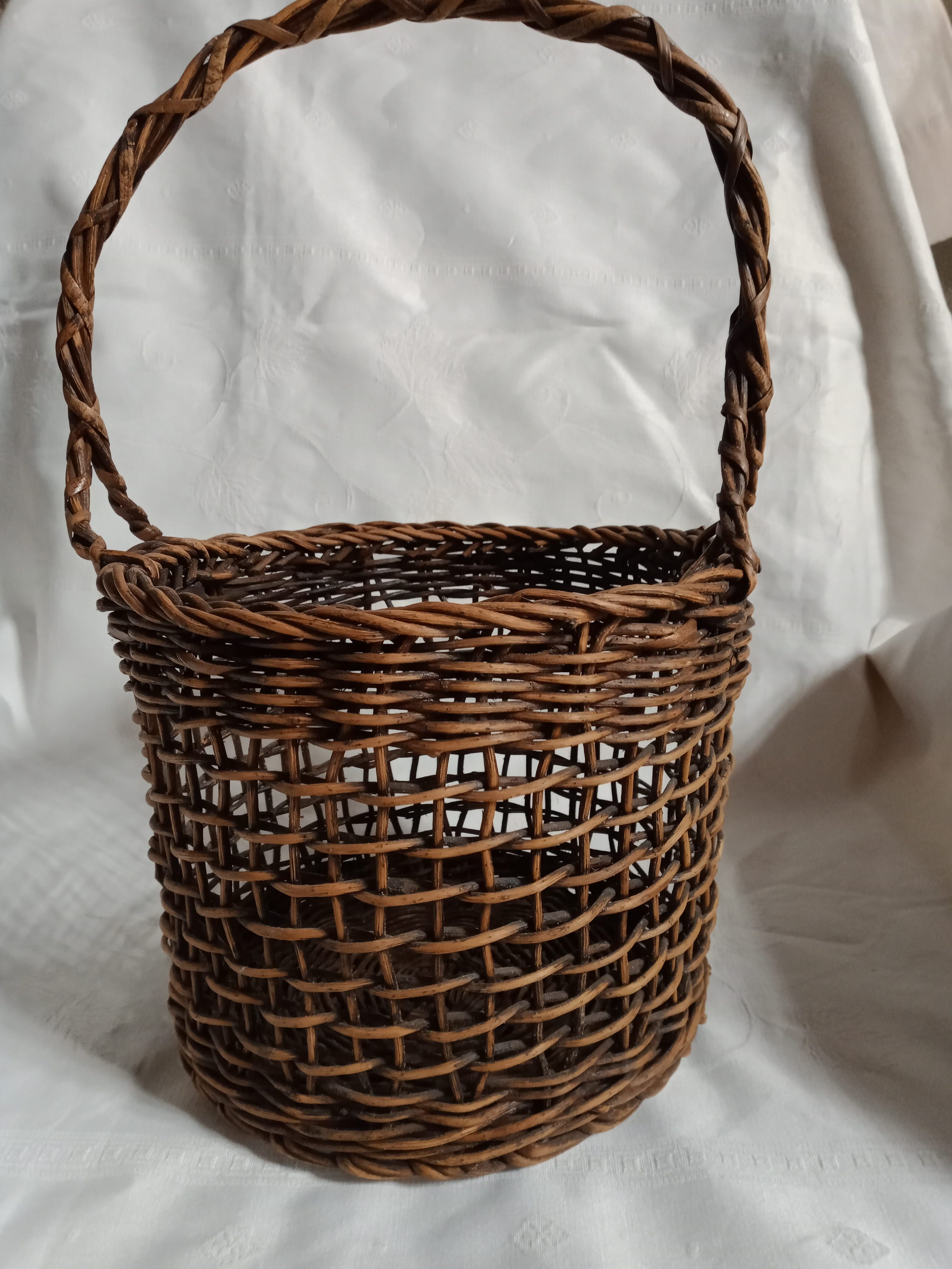 Antique wicker basket