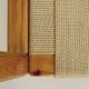 Set of eight pine dining danish chairs with Rope Seat 1980'