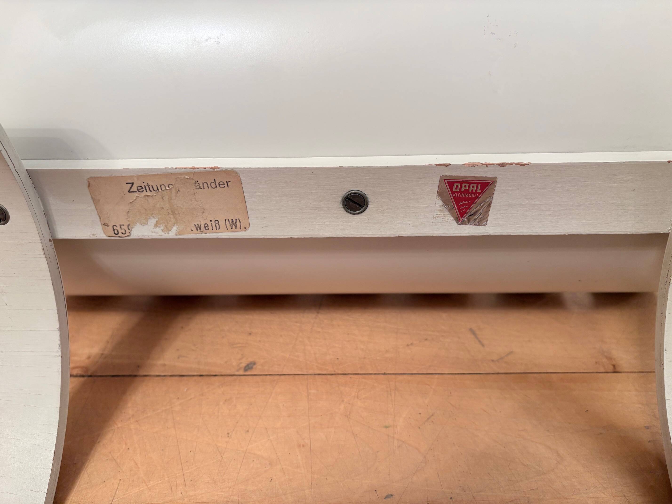 Vinyl Record Magazine Rack, Opal Möbel, 1970s