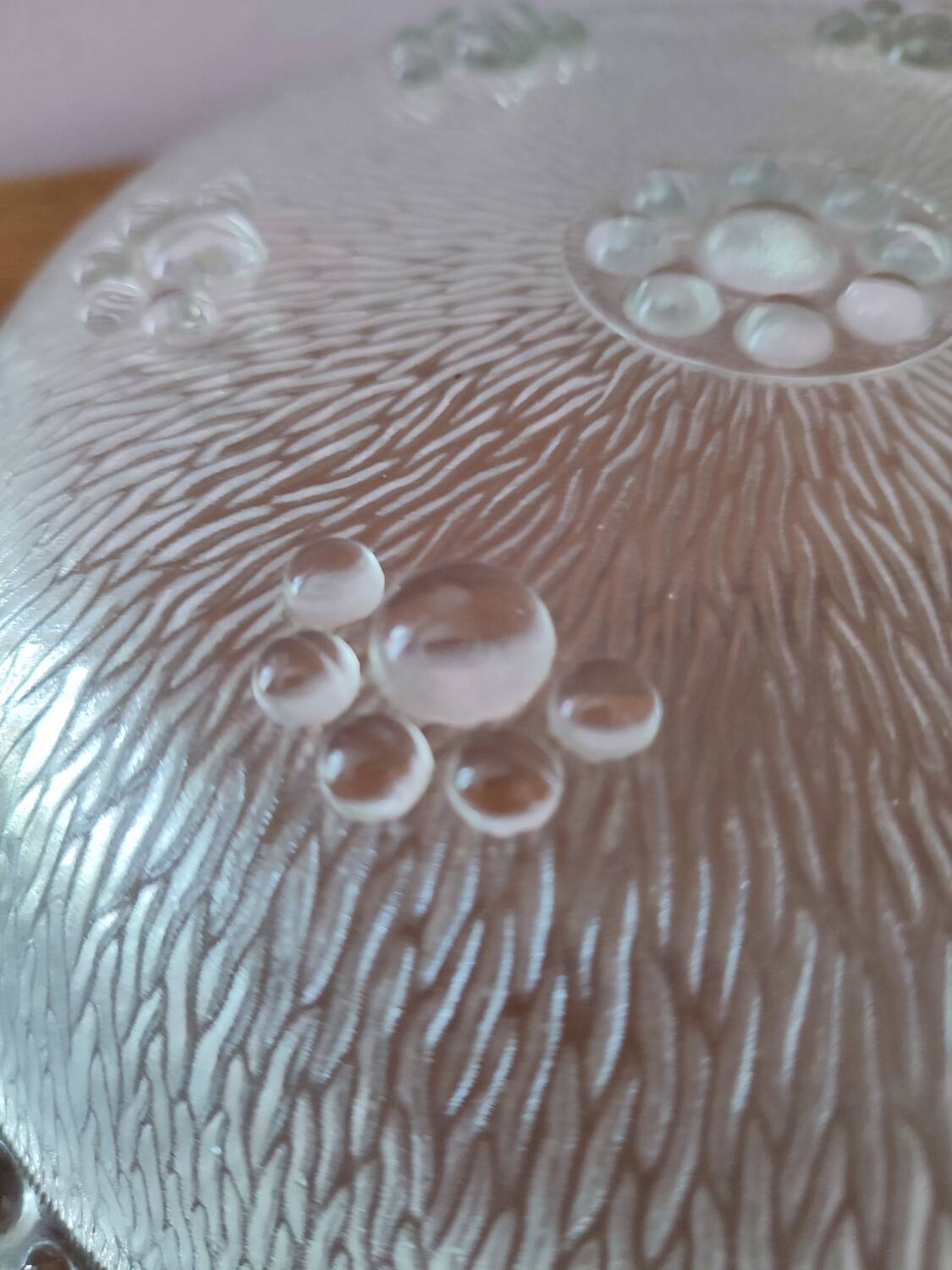 Masserini Barocco glass salad bowl