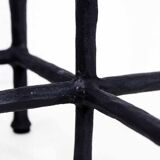 Scandinavian black metal candlestick