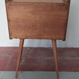 1950s wood bedside