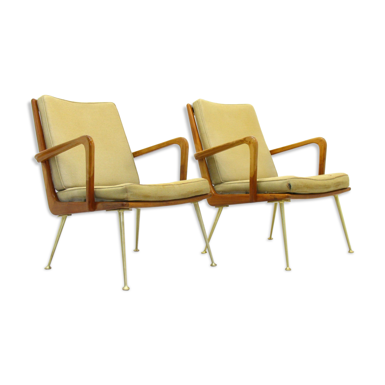 Armchairs by Hans Mitzlaff for Eugen Schmidt, Germany, 1950
