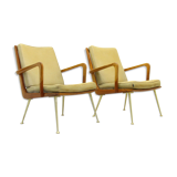 Fauteuils Boomerang par Hans Mitzlaff pour Eugen Schmidt, Allemagne, années 1950