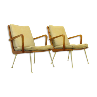 Fauteuils Boomerang par Hans Mitzlaff pour Eugen Schmidt, Allemagne, années 1950