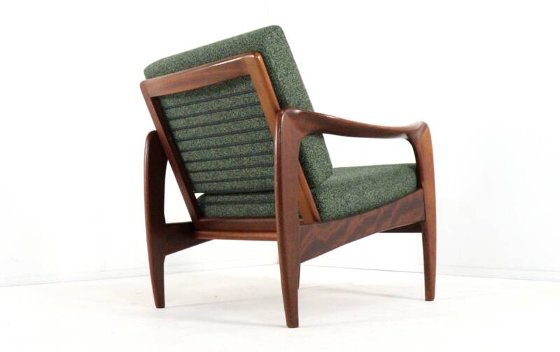 De Ster armchair ladies model - dutch mid century modern design in teak