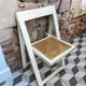 "Trieste" folding cane chair Jacober