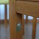 6 chaises velours jaune
