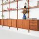 Teak modular shelving by Kjell Riise, Norway, 1960s