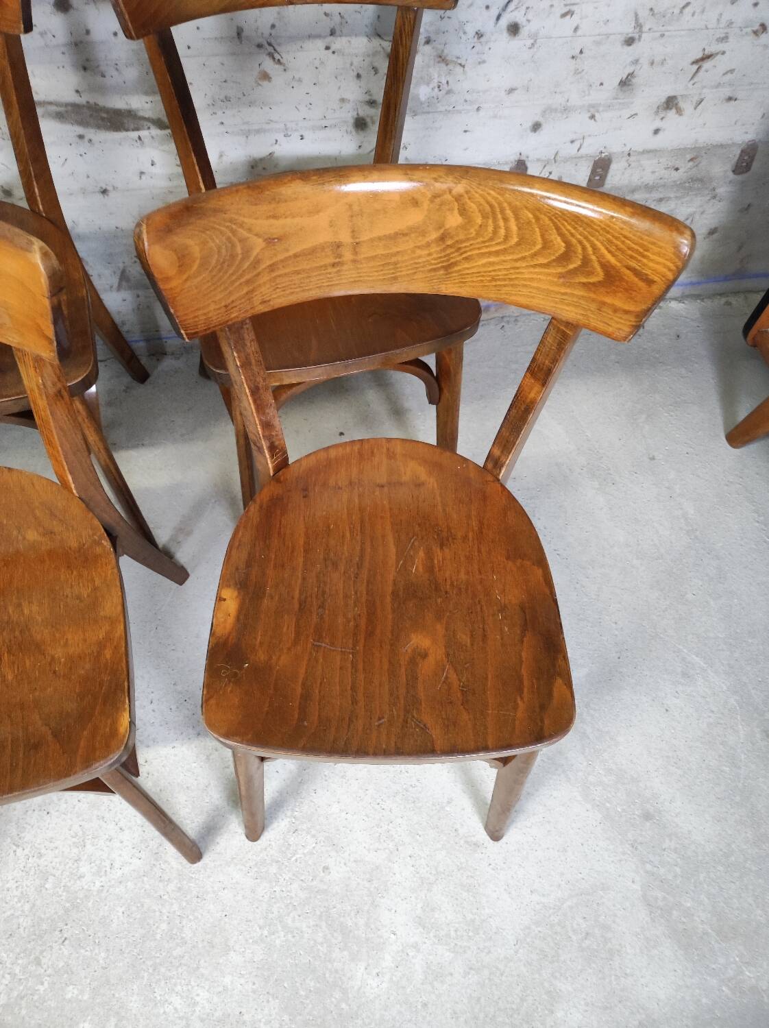 Set of 6 bistro chairs