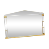 Miroir XL élégant de style néoclassique par Deknudt, années 1980. Belgique