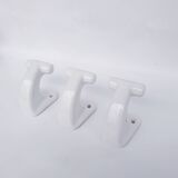 Antique vintage porcelain wall hooks